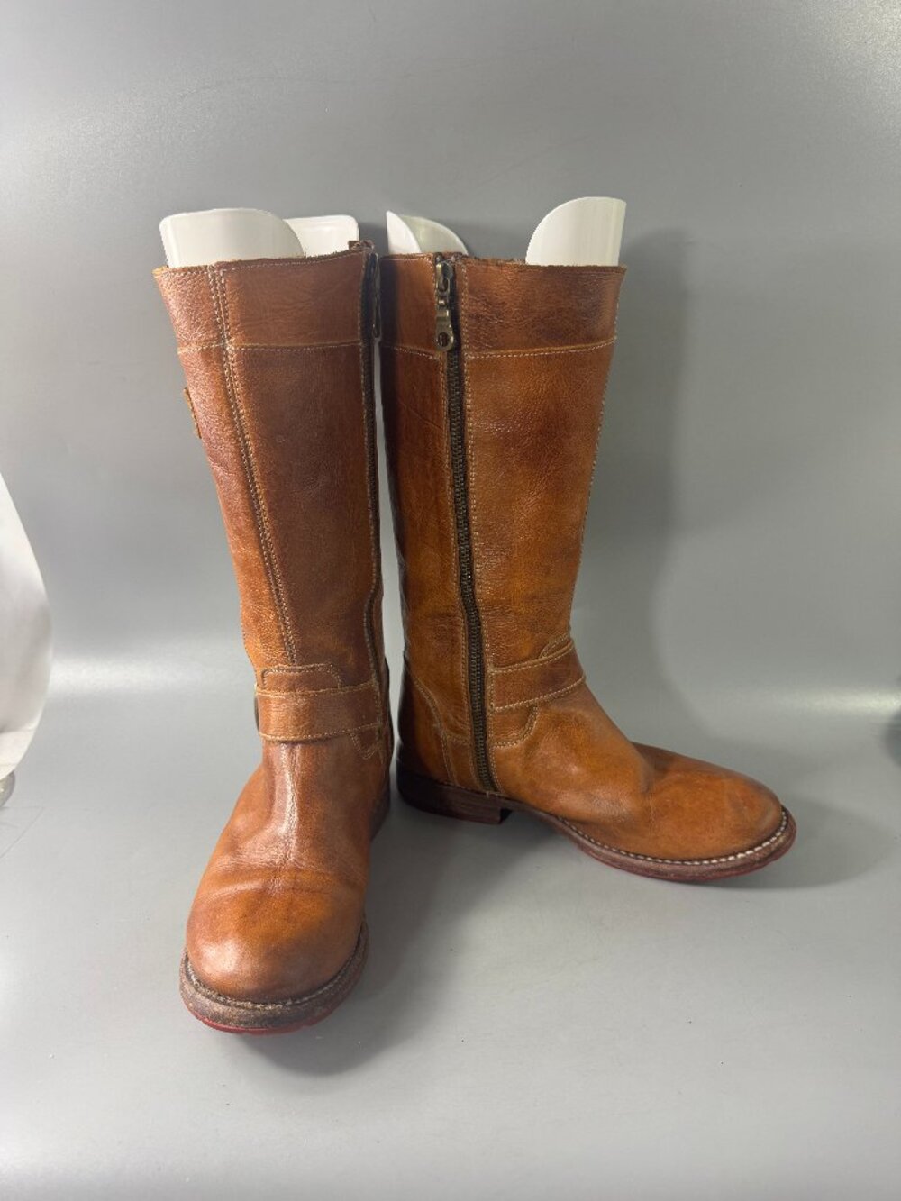 Bed Stu Tan Rustic Leather Cobbler Boot, Size 6.5